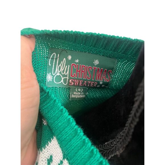 UGLY CHRISTMAS‎ SWEATER “GOLFING SANTA” HOLIDAY FESTIVE MENS SIZE SMALL - Picture 7 of 7